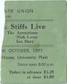 1977-10-18 Norwich ticket