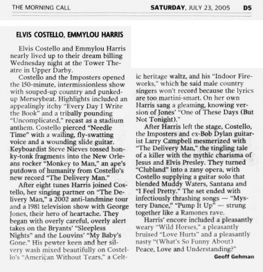 2005-07-23 Allentown Morning Call page D5 clipping composite.jpg