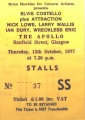 1977-10-13 Glasgow ticket 3